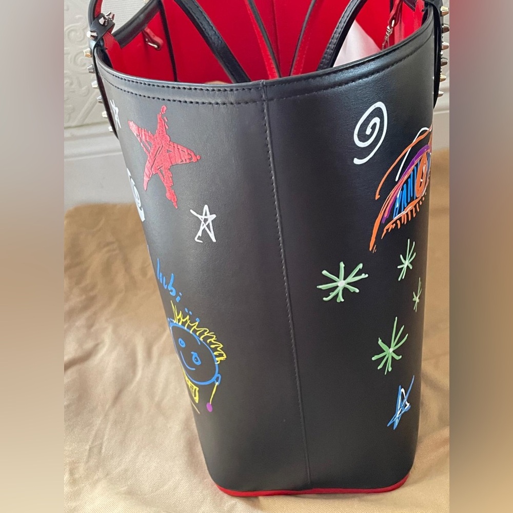 Christian Louboutin Graffiti Cabata Tote Bag - Picture 6 of 10